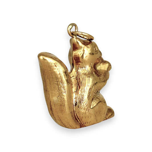 GOLD DEAL | 9ct (9K) Gold Vintage Squirrel Charm/Pendant