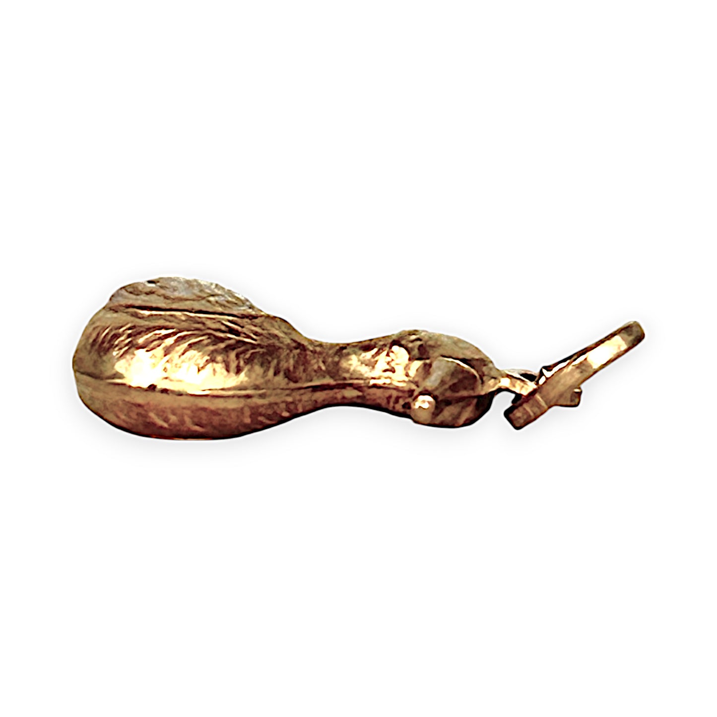 GOLD DEAL | 9K Gold Vintage Swan Charm / Pendant