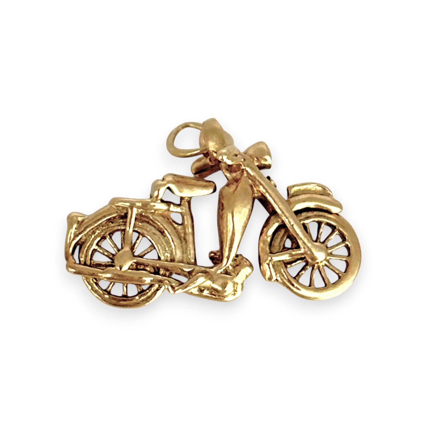 GOLD DEAL | 9ct (9K) Gold Vintage Bicycle Charm/Pendant