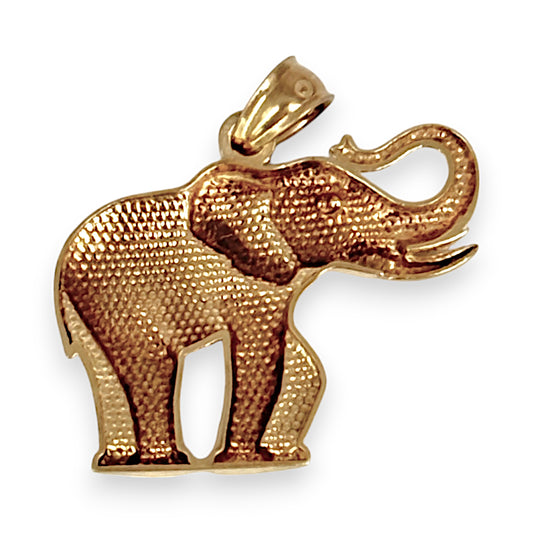 GOLD DEAL | 9ct (9K) Gold Tusked Elephant Pendant