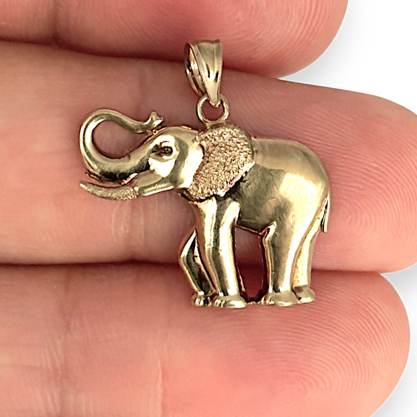 GOLD DEAL | 9ct (9K) Gold Tusked Elephant Pendant