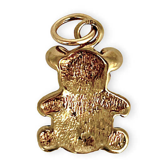 GOLD DEAL | 9ct (9K) Gold Seated Teddy Bear Charm