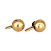 GOLD DEAL | 9ct (9K) Gold Half Dome Screw Back Earrings
