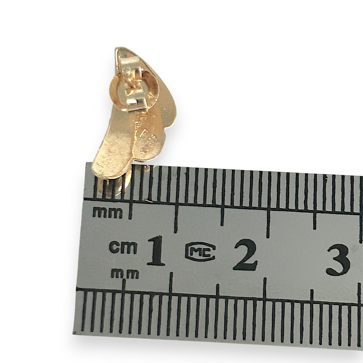 GOLD DEAL | 14ct (14K) Gold Refurbished Angel Wing Stud Earrings