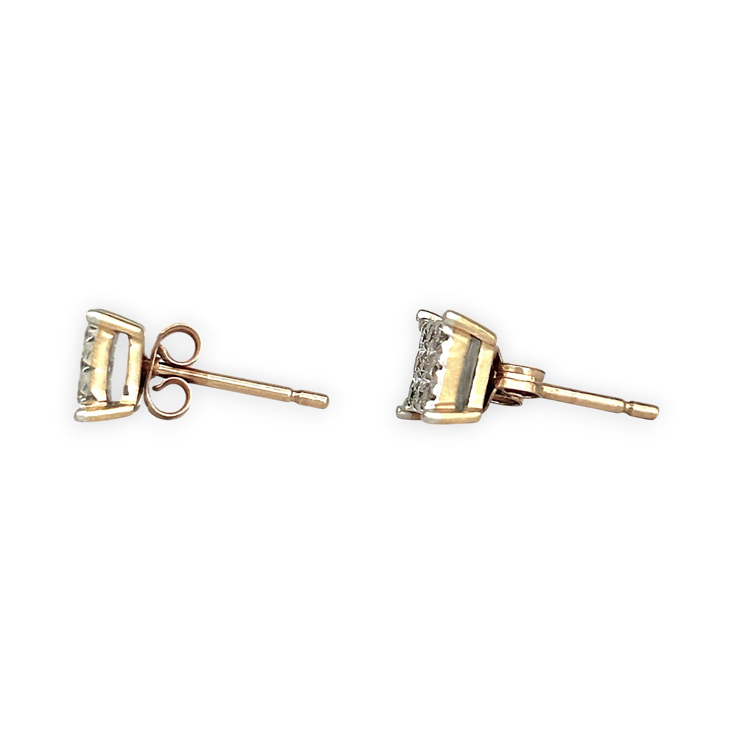 GOLD DEAL | 10K (10ct) Gold MICHAEL HILL 0.27 Carat TW Diamond Solitaire Stud Earrings
