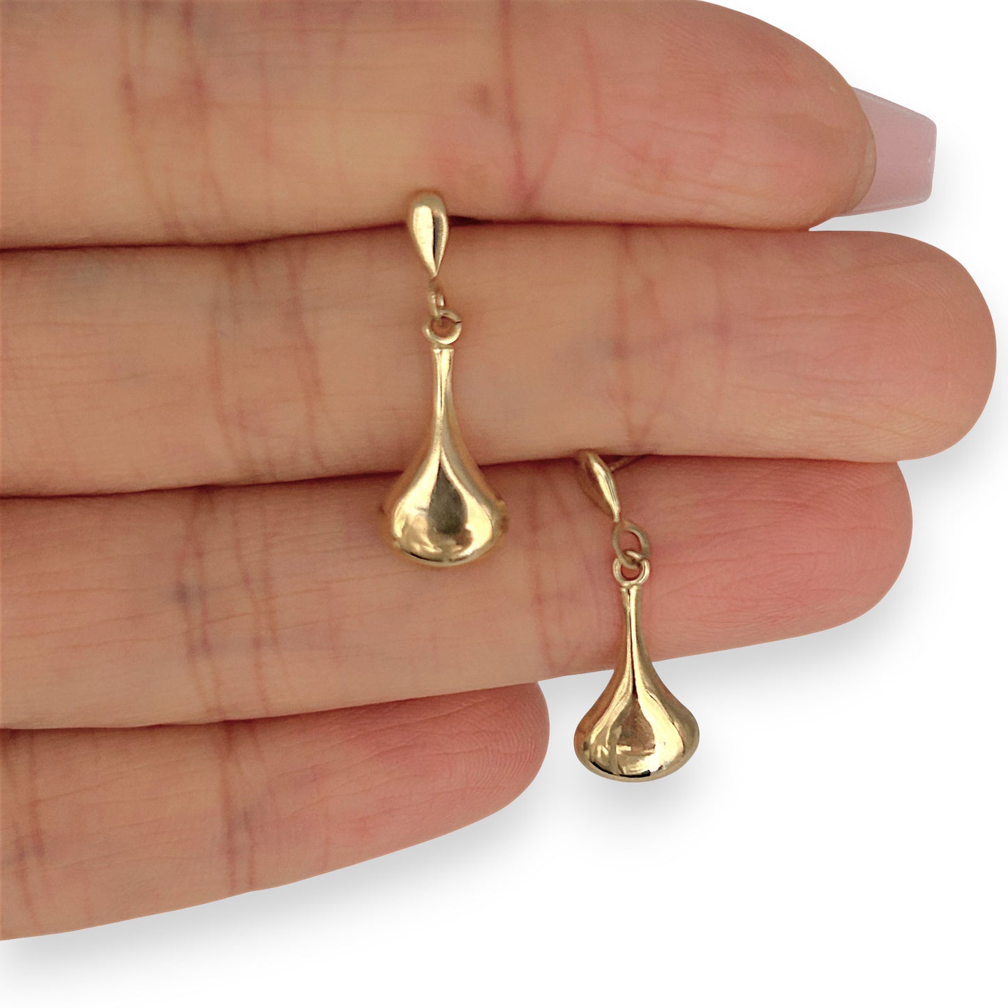 GOLD DEAL | 9ct (9K) Golden Teardrop Earrings