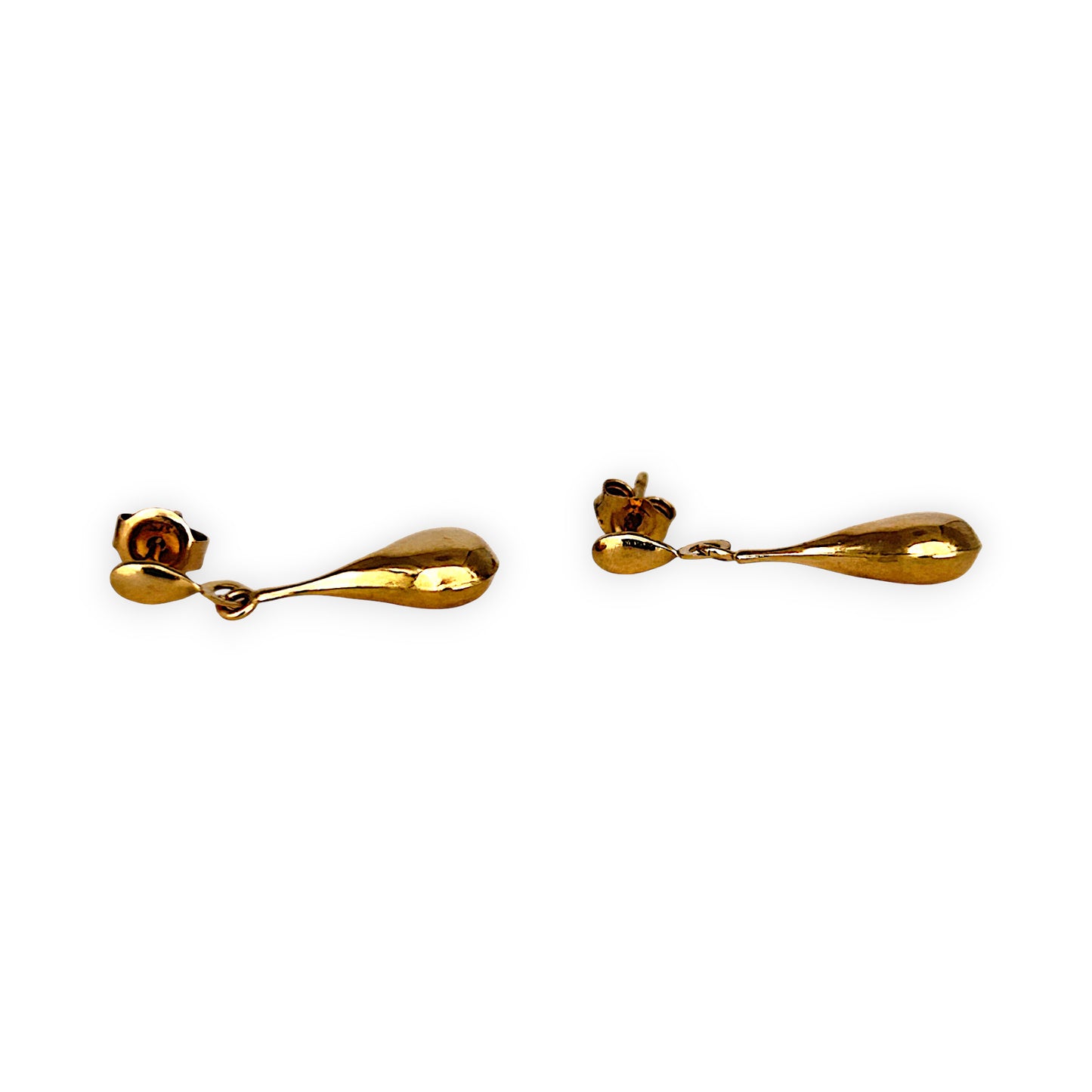 GOLD DEAL | 9ct (9K) Golden Teardrop Earrings