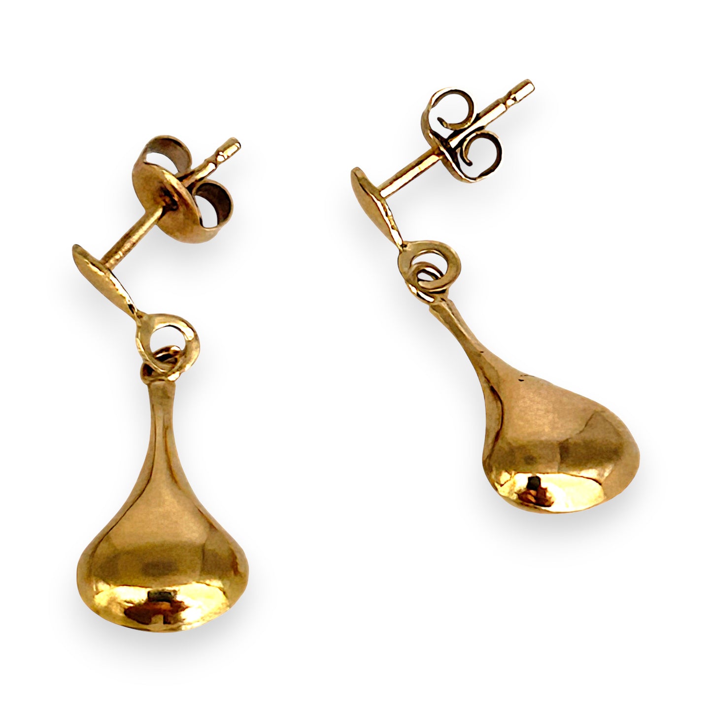 GOLD DEAL | 9ct (9K) Golden Teardrop Earrings