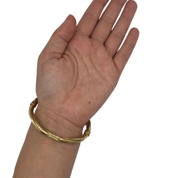 Gold Rope Bangle