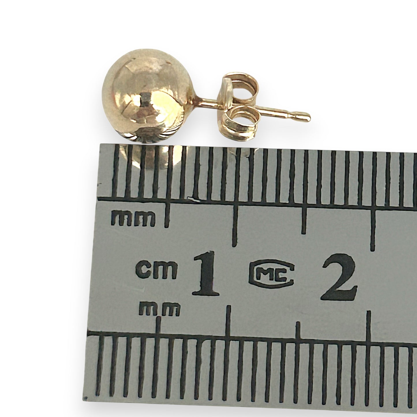 GOLD DEAL | 9ct (9K) Gold Minimalist Round Ball Earrings