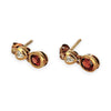 GOLD DEAL | 9ct (9K) Gold Vintage Diamond and Garnet Duo Drop Earrings