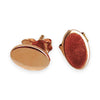 GOLD DEAL | 9ct (9K) Rose Gold Oval Stud Earrings