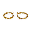 GOLD DEAL | 9ct (9K) Gold Twisté Hoop Earrings 18.4mm