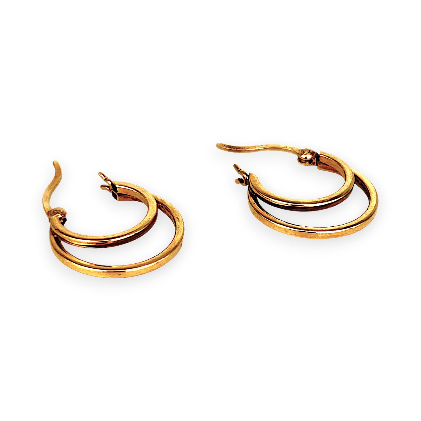 GOLD DEAL | 9ct (9K) Gold Double Hoop Earrings