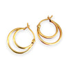 GOLD DEAL | 9ct (9K) Gold Double Hoop Earrings