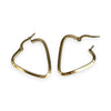 GOLD DEAL | 9ct (9K) Gold MICHAEL HILL Triangle Hoops Earrings