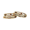 GOLD DEAL | 10ct (10K) (10ct) Gold MICHAEL HILL Huggie Hoop Earrings with Diamonds