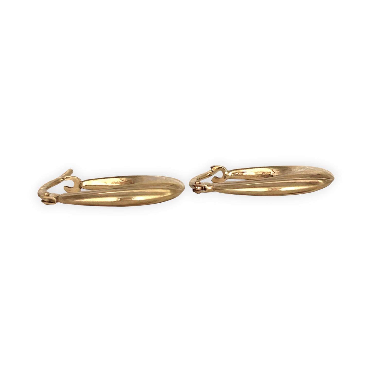 GOLD DEAL | 9ct (9K) Gold Luxe Ripple Hoop Earrings
