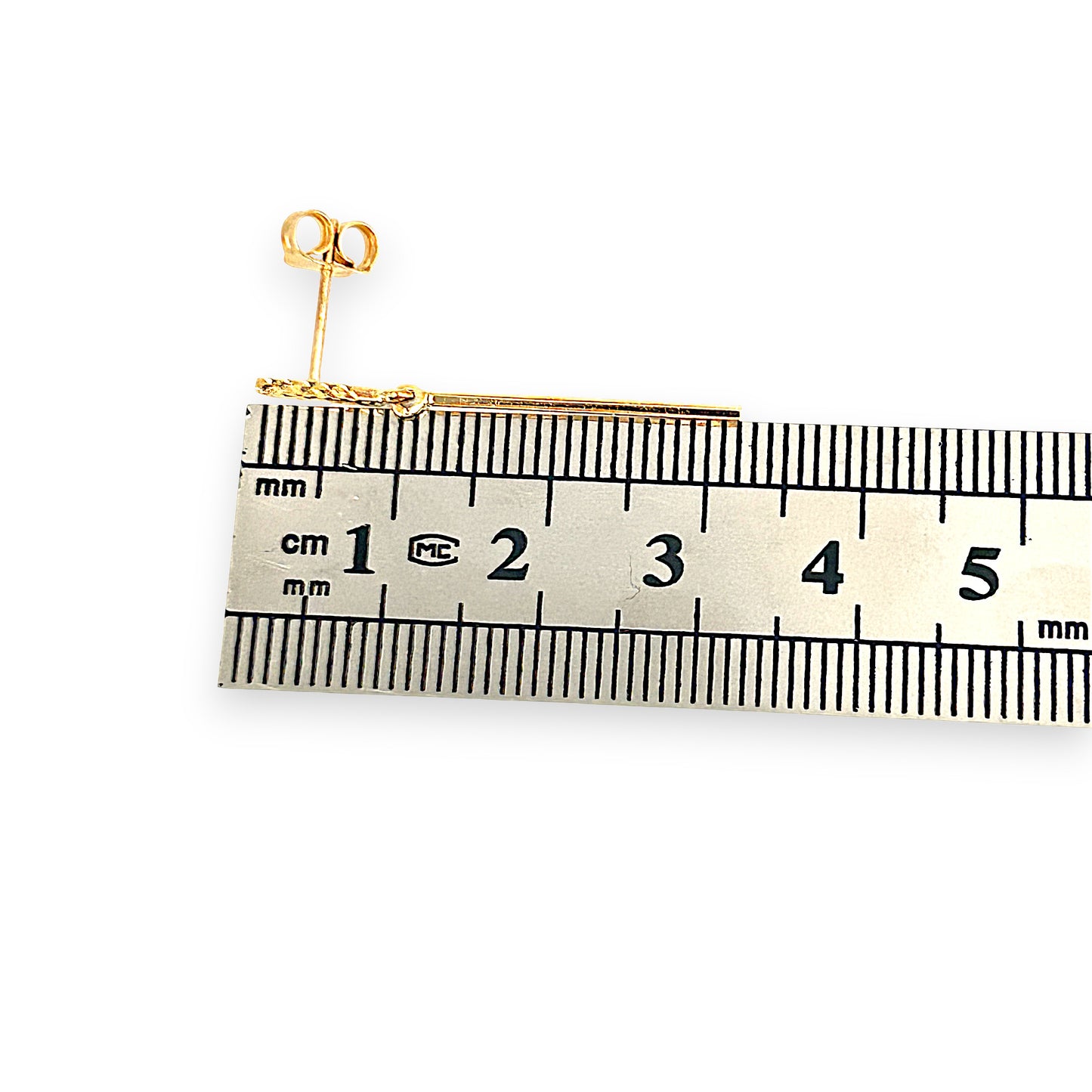 GOLD DEAL | 9ct (9K) Gold Refurbished Gleaming Elegance Drop Earrings 3.2cm