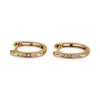 GOLD DEAL | 9ct (9K) Gold Refurbished Classic Huggie Earrings with Diamonds
