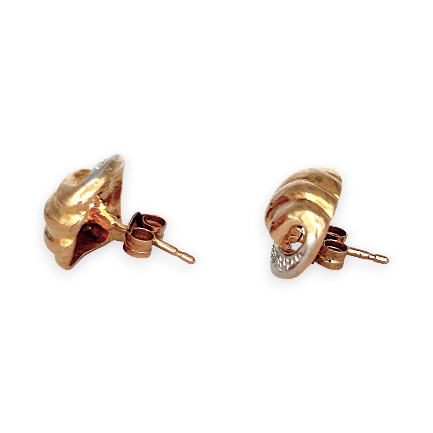 GOLD DEAL | 9ct (9K) Y/W Gold Athena’s Light Stud Earrings