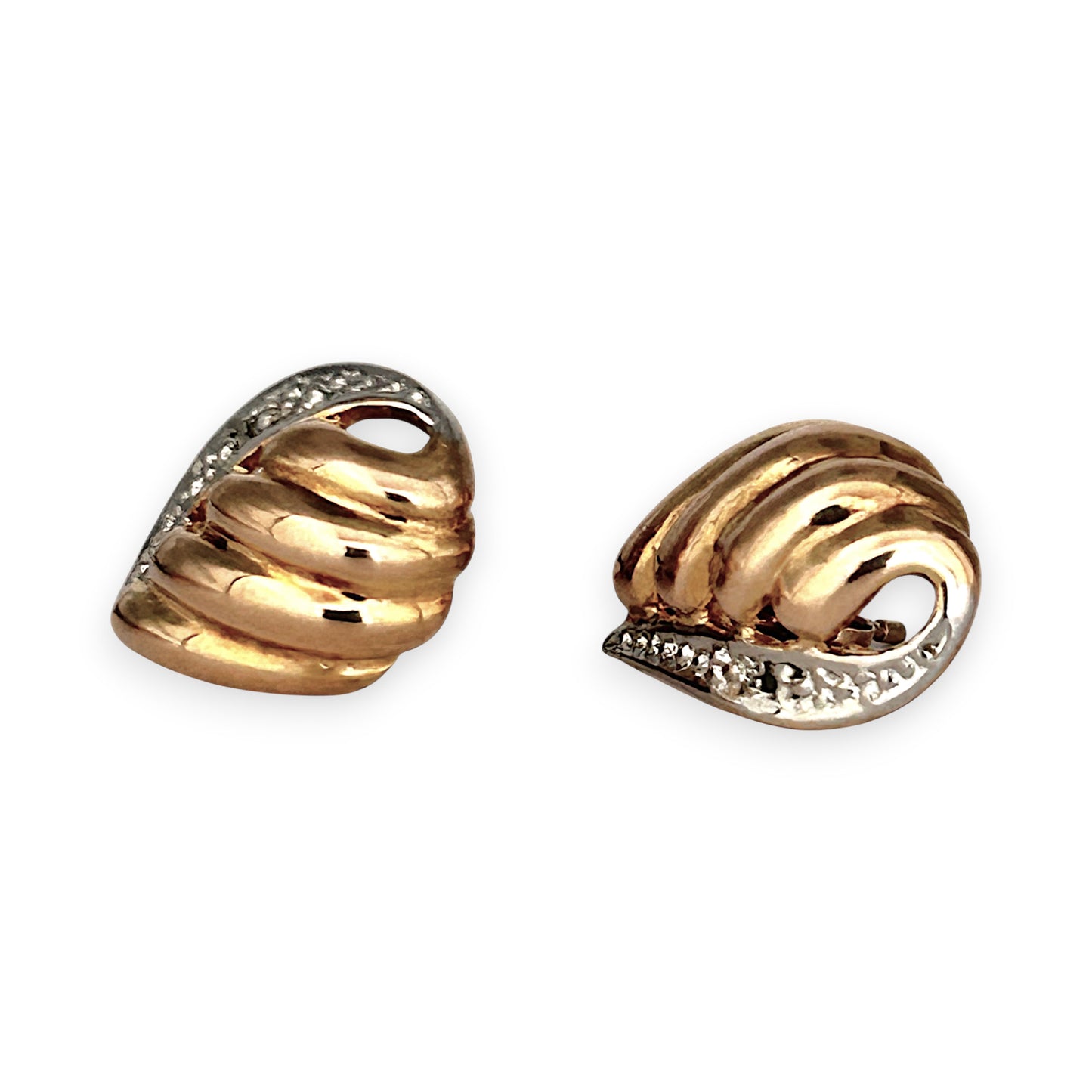 GOLD DEAL | 9ct (9K) Y/W Gold Athena’s Light Stud Earrings