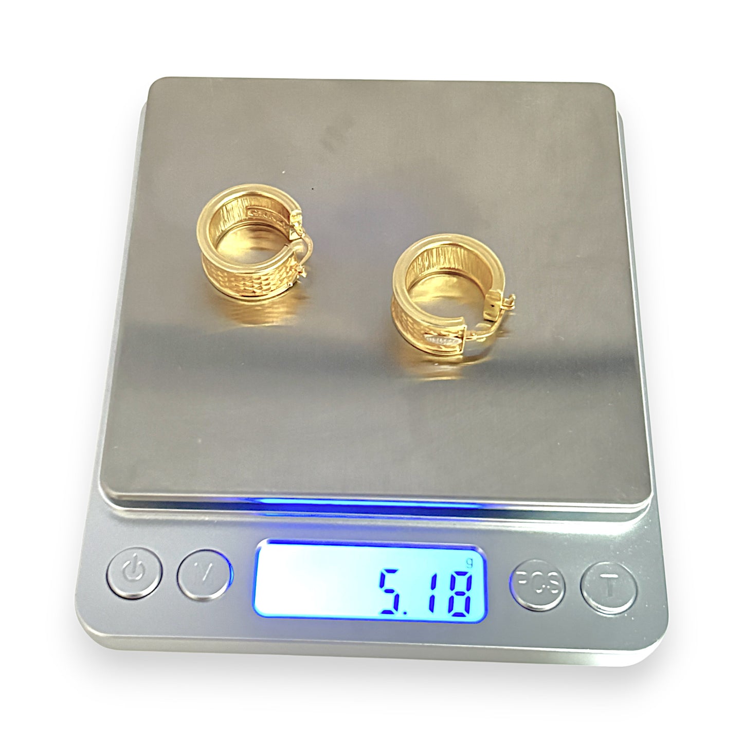 GOLD DEAL | 18ct (18K) Gold Graziella Hoop Earrings