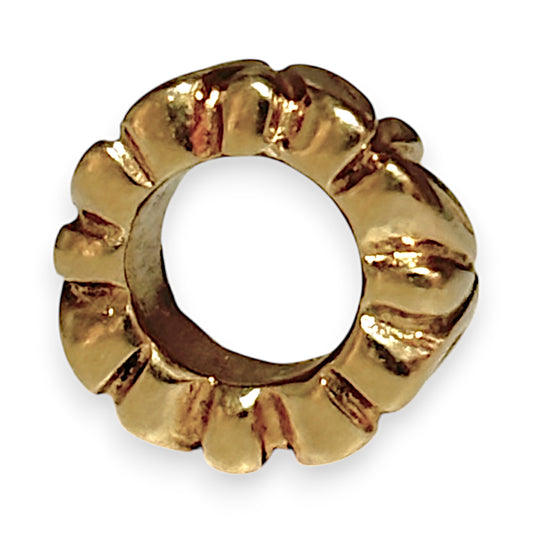 14K Gold Pandora Spacer Solid Gold Charm. R # 1154