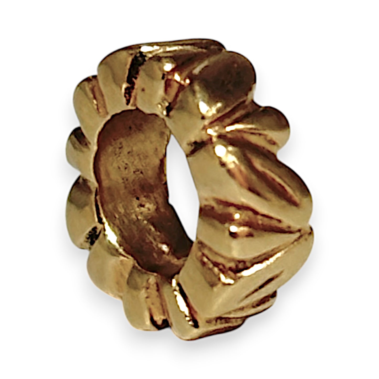 14K Gold Pandora Spacer Solid Gold Charm. R # 1154