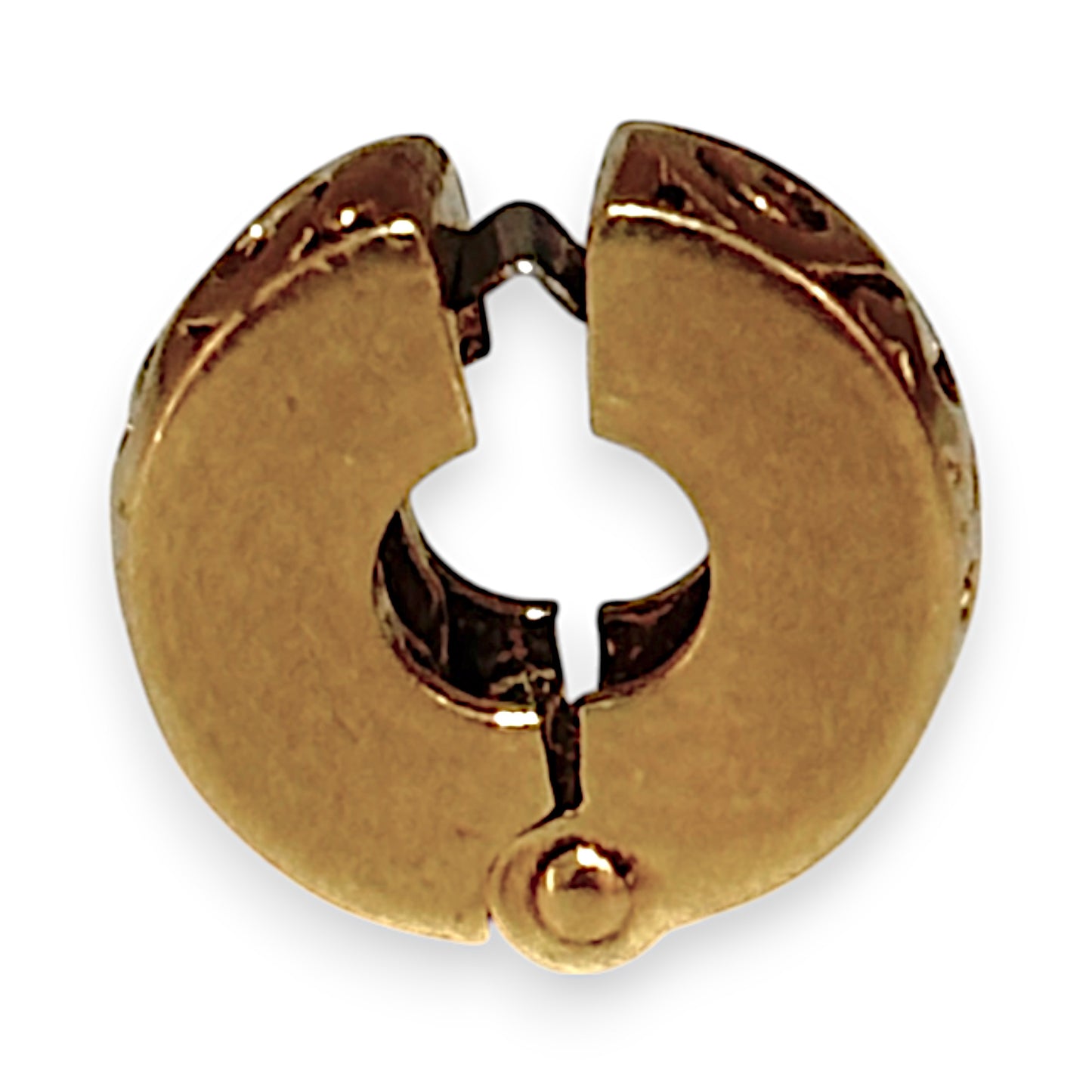10K Gold Emma & Roe Pandora Solid Gold Clip Charm, R # 1157