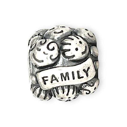 SILVER DEAL | Pandora Sterling Silver Charm - Love & Family