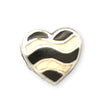 SILVER DEAL | MHJ Sterling Silver Charm - Two Tone Heart