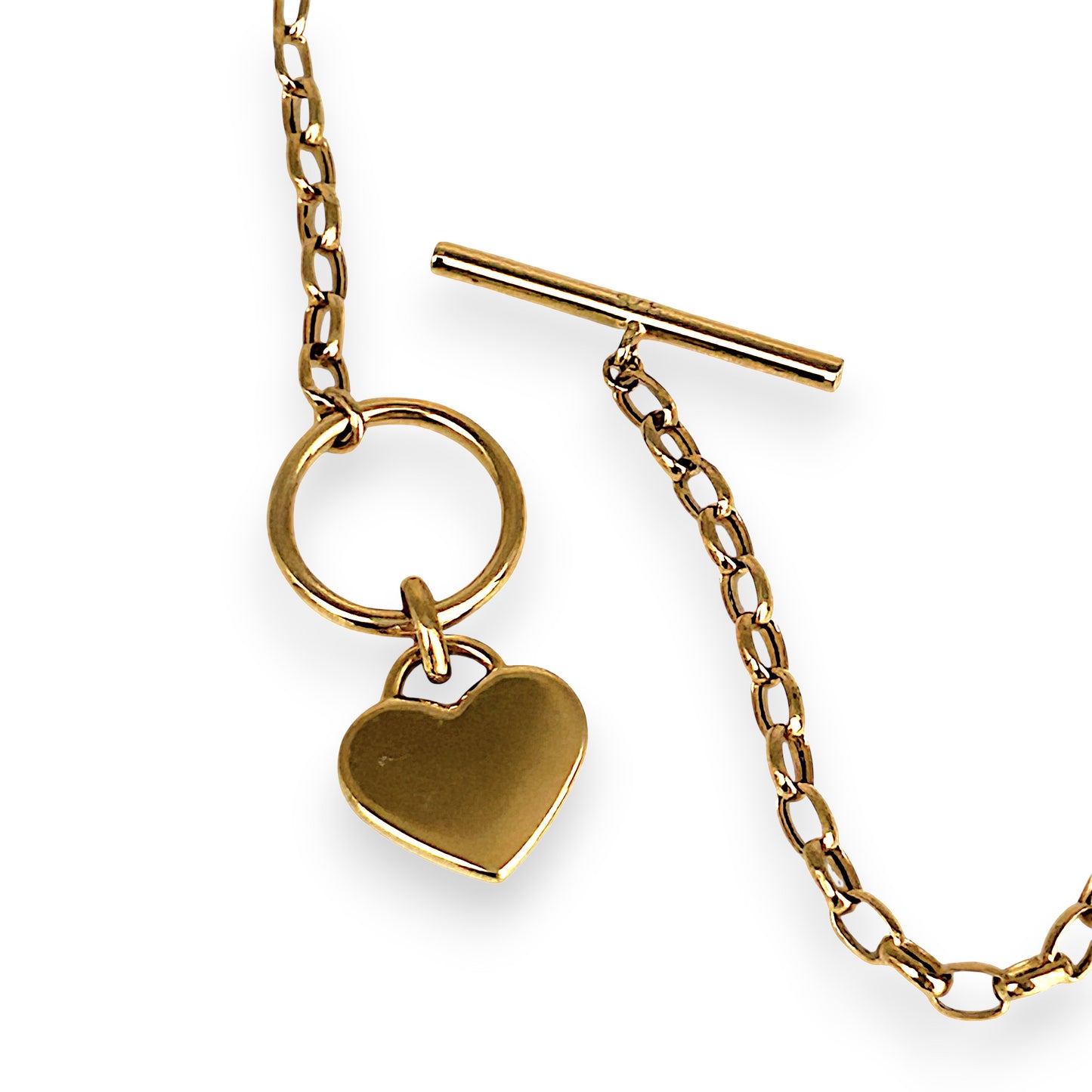 GOLD DEAL | 9ct (9K) Gold Refurbished Sweetheart Belcher Chain 42cm