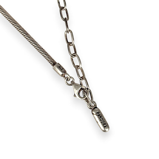 SILVER DEAL | Pandora Sterling Silver Snake Chain Necklace 45cm