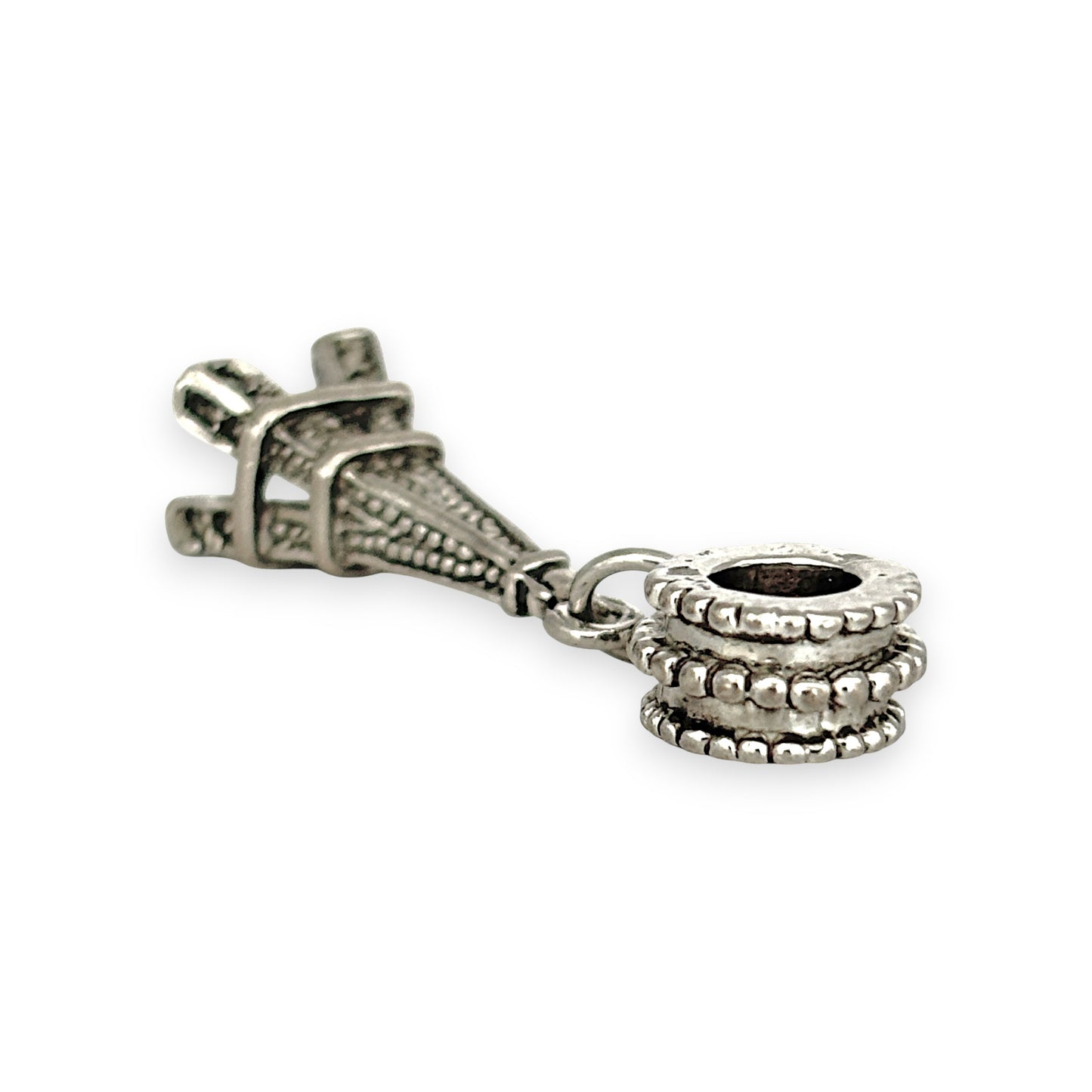 SILVER DEAL | Sterling Silver Dangle Charm - Eiffel Tower