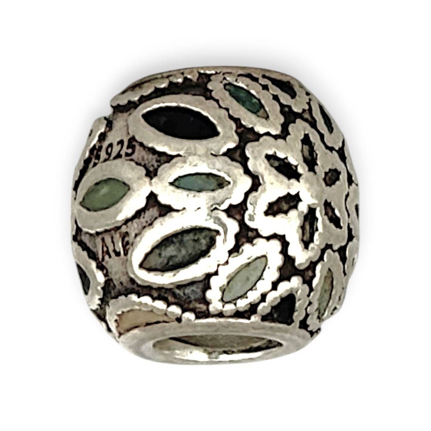 SILVER DEAL | Pandora Sterling Silver Bead Charm - Enchanted Garden