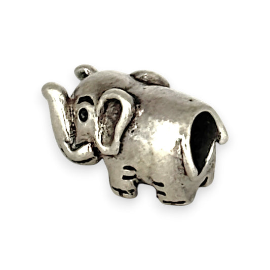 SILVER DEAL | Sterling Silver Bead Charm - Elephant
