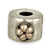 SILVER DEAL | Pandora Two Tone Clip Charm - Flower