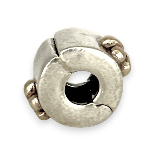 SILVER DEAL | Pandora Two Tone Clip Charm - Flower