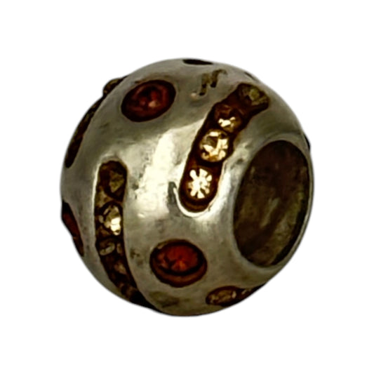SILVER DEAL | Sterling Silver Bead Charm - Harmony Orb