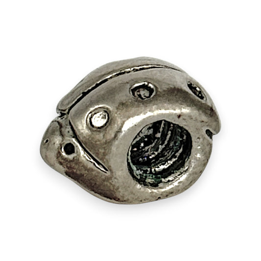 SILVER DEAL | Sterling Silver Bead Charm - Ladybug