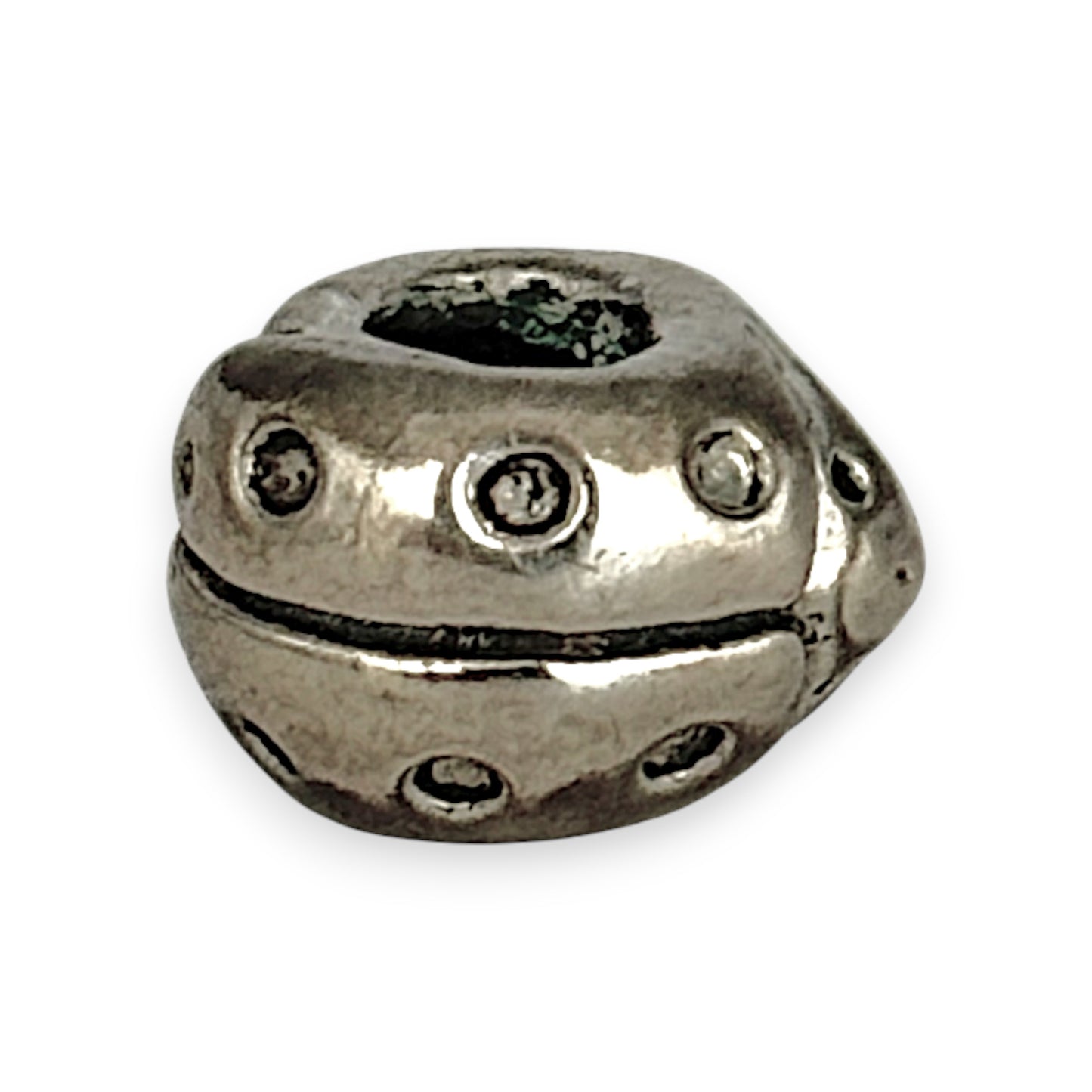 SILVER DEAL | Sterling Silver Bead Charm - Ladybug
