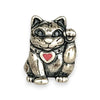 SILVER DEAL | Pandora Sterling Silver Bead Charm - Lucky Cat