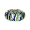 SILVER DEAL | Sterling Silver Murano Charm - Ocean Breeze