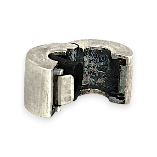 SILVER DEAL | Pandora Sterling Silver Clip Charm - Minimalist Tube