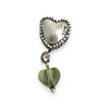 SILVER DEAL | Sterling Silver Dangle Charm - Twin Hearts