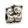 SILVER DEAL | Pandora Sterling Silver Bead Charm - Bear Hug with Golden Heart