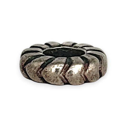 SILVER DEAL | Pandora Sterling Silver Spacer Charm - Heart Row