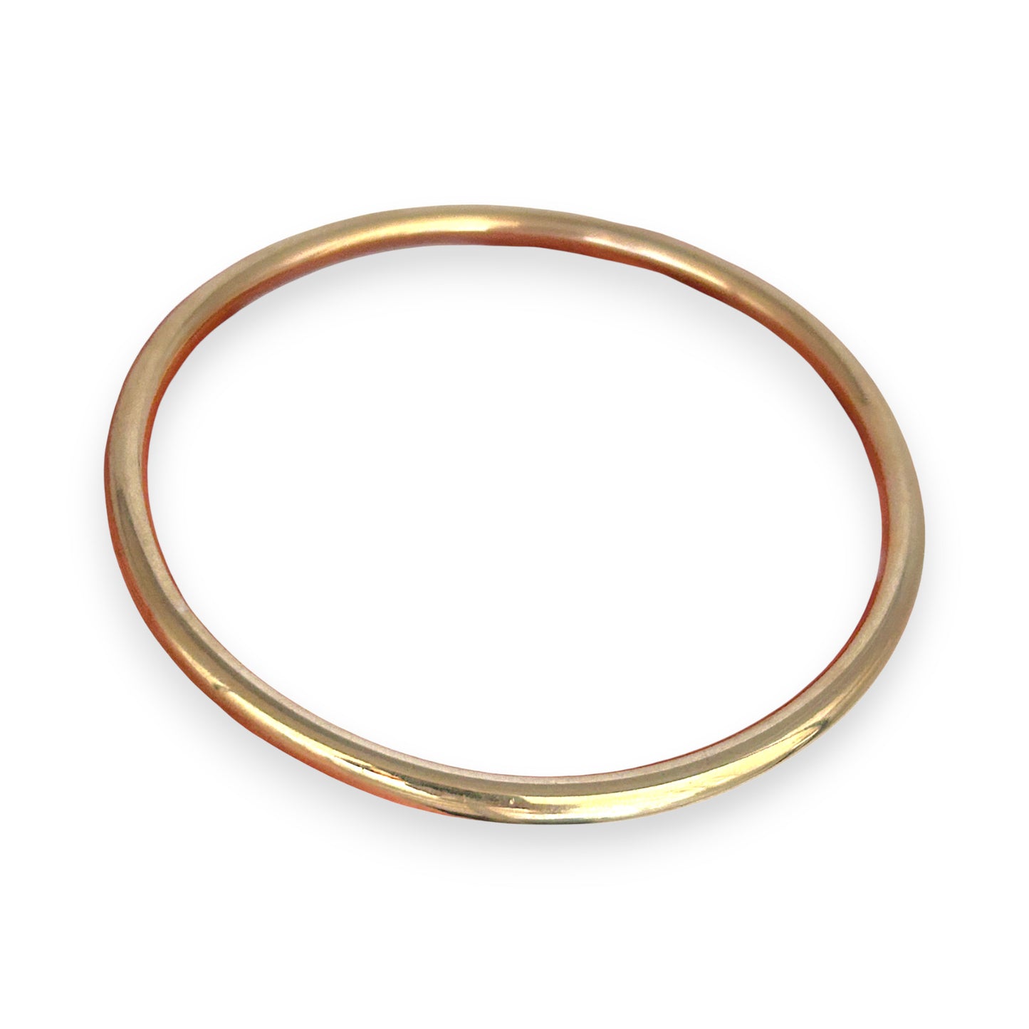 GOLD DEAL | 9ct (9K) Gold Minimalist Halo Bangle 63.7mm