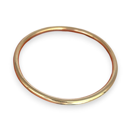GOLD DEAL | 9ct (9K) Gold Minimalist Halo Bangle 63.7mm